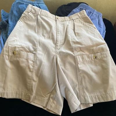 LADIES PANTS AND SHORTS SIZE LARGE
