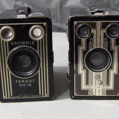 2 Antique Kodak Brownie Cameras