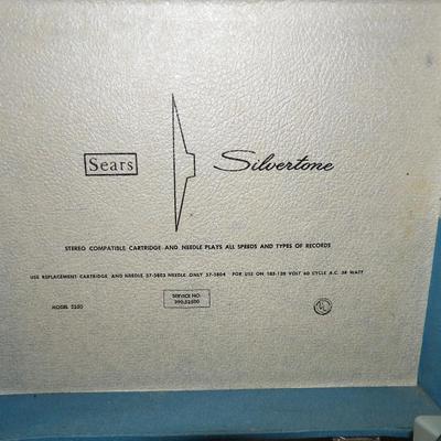 Vintage Sears Silvertone Record Player