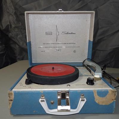 Vintage Sears Silvertone Record Player