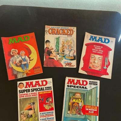 5 MAD MAGAZINES