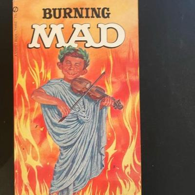 "MAD ABOUT MAD" AND "BURNING MAD" POCKET BOOKS