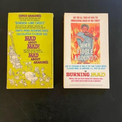 "MAD ABOUT MAD" AND "BURNING MAD" POCKET BOOKS