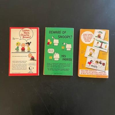 SNOOPY AND CHARLIE BROWN POCKET BOOKS