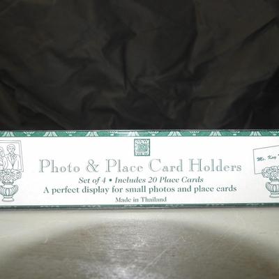 2 Sets Photo and Placecard Holders