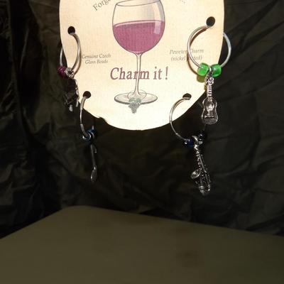 Wine Bottle Stoppers and Charms