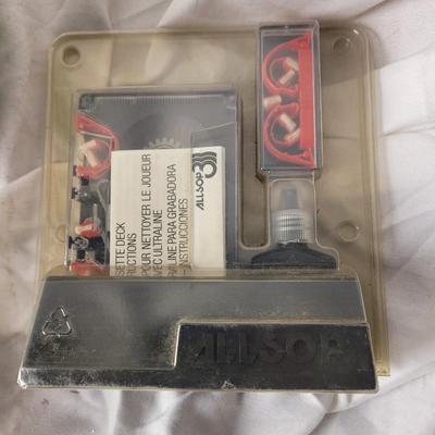 4 brand new TDK D90 cassette tapes and cassette player head cleaner