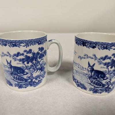 Spode Blue Room Aesops Fables Mugs