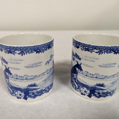 Spode Blue Room Aesops Fables Mugs