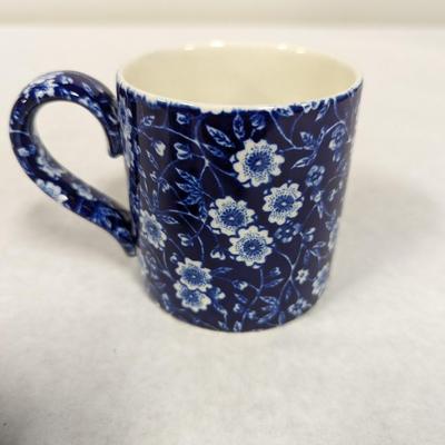Calico Burleigh Mug Staffordshire England
