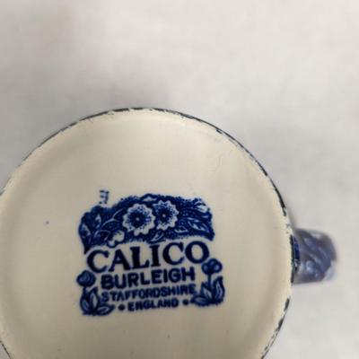 Calico Burleigh Mug Staffordshire England
