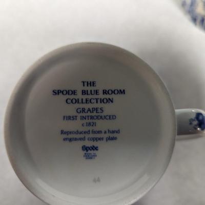 Chintzware Laura Ashley & The Spode Blue Room Collection Grapes Mugs