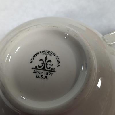 Starbucks Tea Forte Homer Laughlin Buckingham Mugs