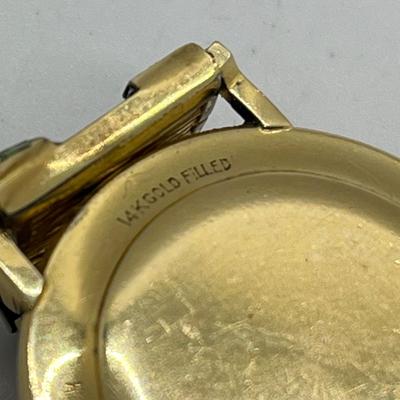 LOT 124J: 14K Gold Filled Wittnauer Watch