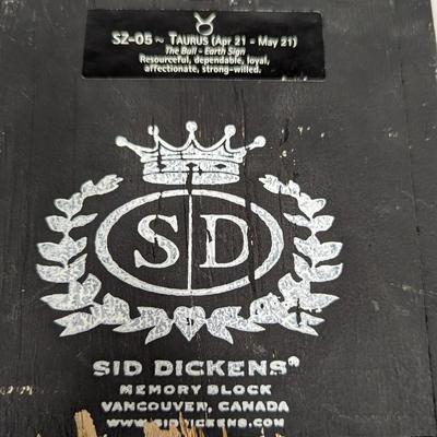 Sid Dickens Memory Blocks Taurus Zodiac Sign