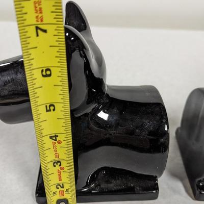 Scottie Ceramic Bookends