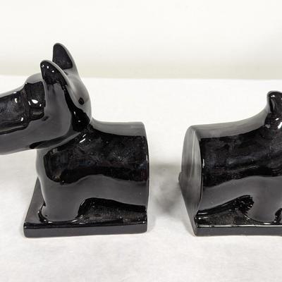 Scottie Ceramic Bookends
