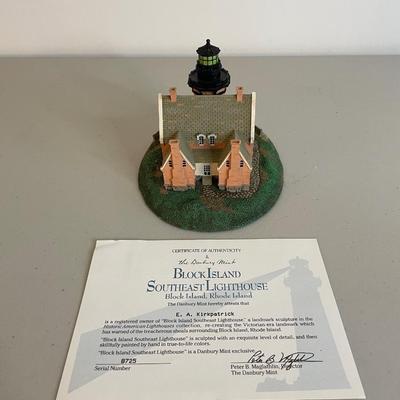 Block Island Southeast Lighthouse - The Danbury Mint