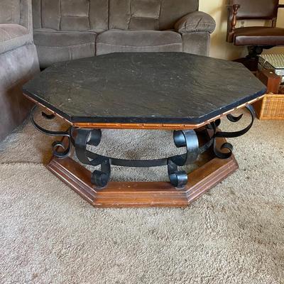 Stone Top Coffee Table