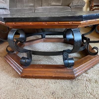 Stone Top Coffee Table