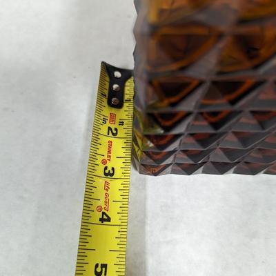 Amber Glass Decanter Bottle