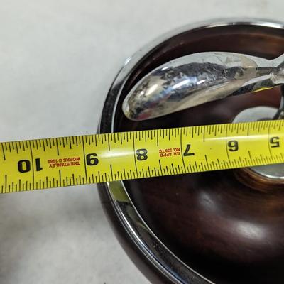 Vintage Enesco Walnut Bowl Nutcracker