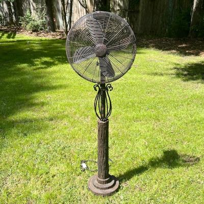 Heavy Metal 3-Speed Oscillating Floor Fan ~ Designed To Resemble A Tree