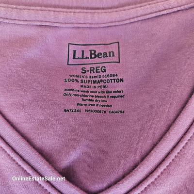 L.L. BEAN PURPLE SHIRT