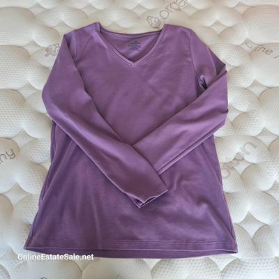 L.L. BEAN PURPLE SHIRT