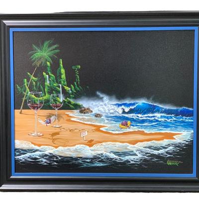 Paradise by Michael Godard (American Twentieth - Twenty- First Century)