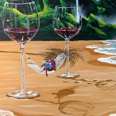 Paradise by Michael Godard (American Twentieth - Twenty- First Century)