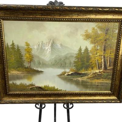 K Smith Oil on Canvas Twentieth Century
