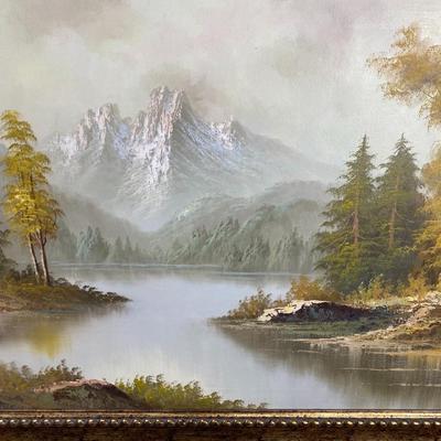 K Smith Oil on Canvas Twentieth Century