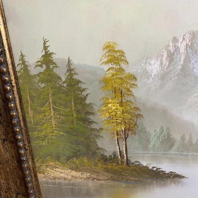 K Smith Oil on Canvas Twentieth Century