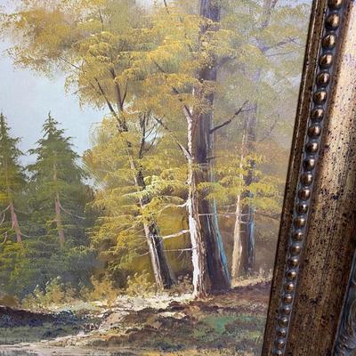 K Smith Oil on Canvas Twentieth Century