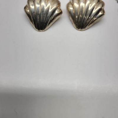 Lot of sterling earrings and a bracelet