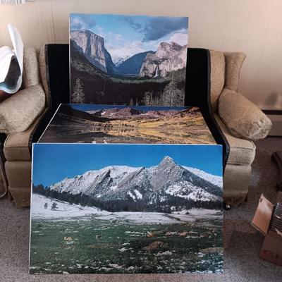 THE MAROON BELLS, THE FLATIRONS & YOSEMITE VALLEY POSTERS