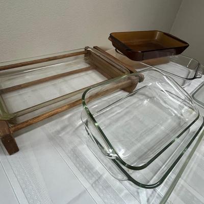 Baking glasware w/ holder