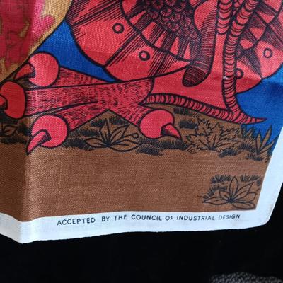 MIRRORED BUDWEISER & LINEN PICTURES, FRANKOMA ASHTRAY AND TIN