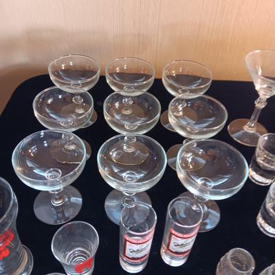 HUGE ASSORTMENT OF BAR GLASSES
