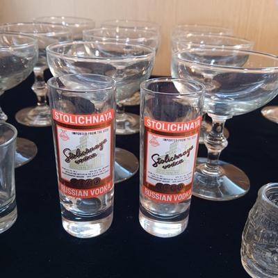 HUGE ASSORTMENT OF BAR GLASSES