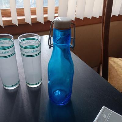 SALEM SLIM LIGHTS AND OTHER GLASSES, UNITED AIRLINE CARDS AND MORE