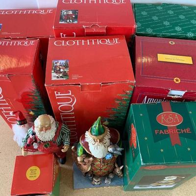 Clothtique @ Others Christmas Figurines - Some In Boxes