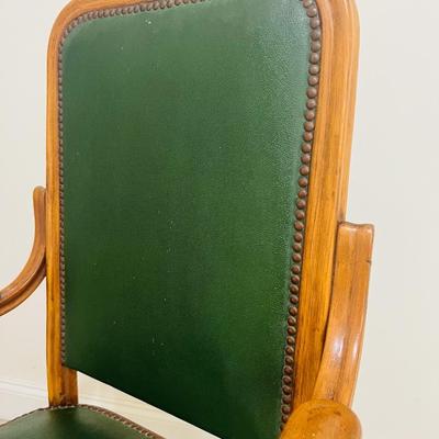 Vintage Tufted High Back Chair~Read Details