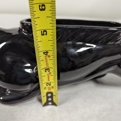 1953 Royal China & Novelty Co. Ceramic Black Panther Planter