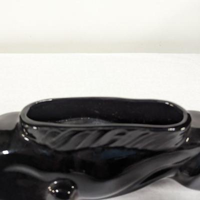 1953 Royal China & Novelty Co. Ceramic Black Panther Planter