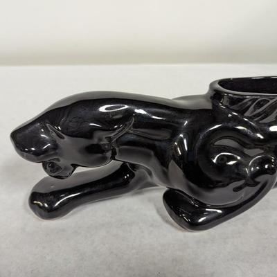 1953 Royal China & Novelty Co. Ceramic Black Panther Planter