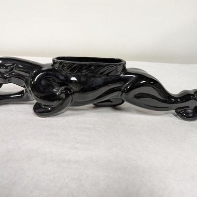 1953 Royal China & Novelty Co. Ceramic Black Panther Planter