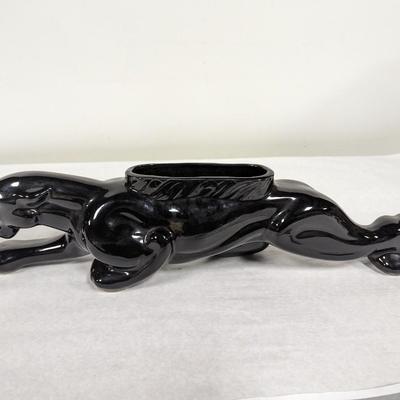 1953 Royal China & Novelty Co. Ceramic Black Panther Planter