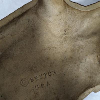 Vintage Metal British Guard Wall Plaques From Sexton